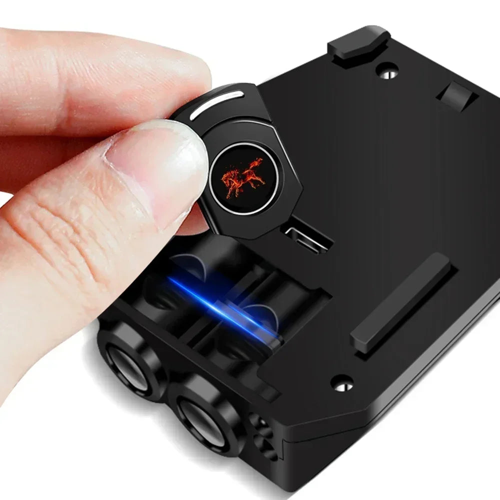 Novelty Cartoon Car Light Wireless Dynamic Projector LED Car Door Lamp Children Animetion Atmosphere Decor Light Warning Welcome