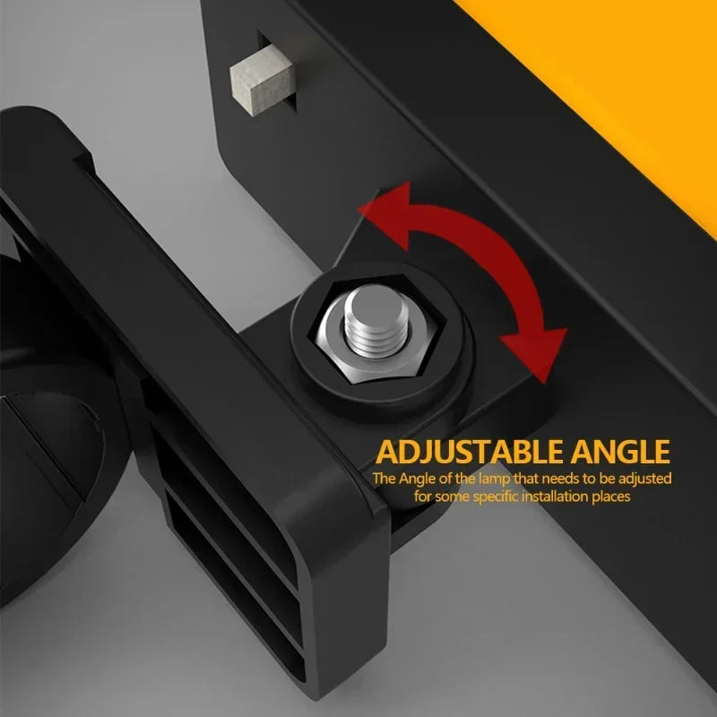 Motorcycle Decoration Modified Light Adjustable Handle Helmet Light USB Rechargable Warning Taxi Box Sign LED Lamp