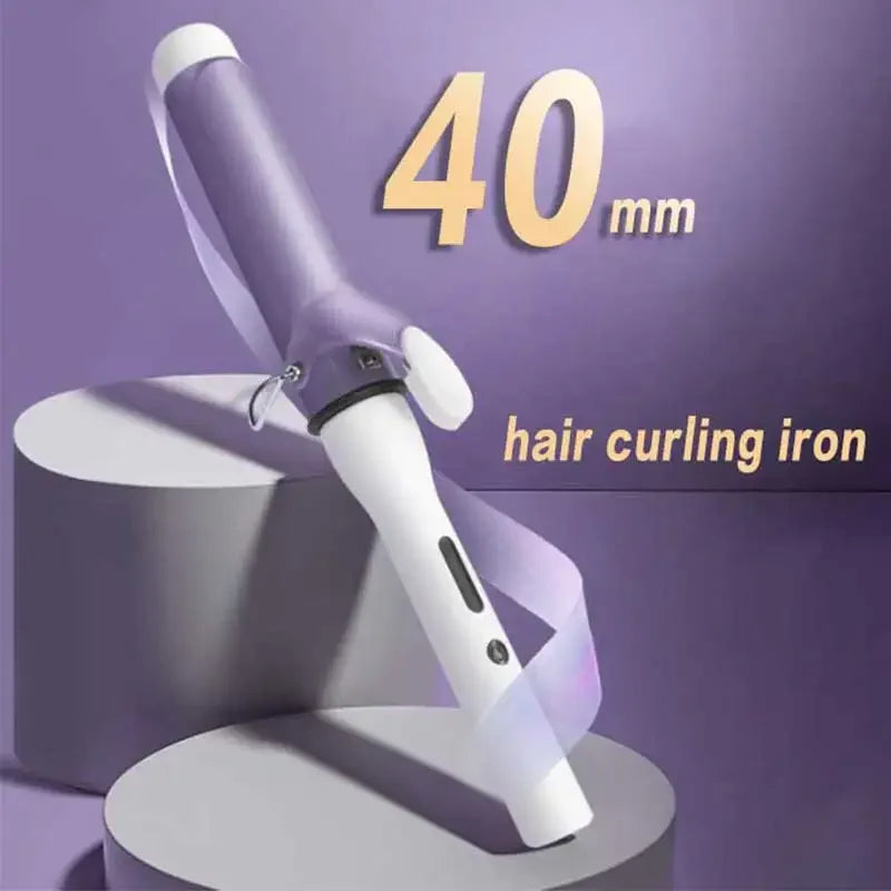 40MM Professional Ceramic Non-Harmful Rotary Curling Iron with Big Waves Electric Curling Iron Hair Styling Tool for Hair Salon