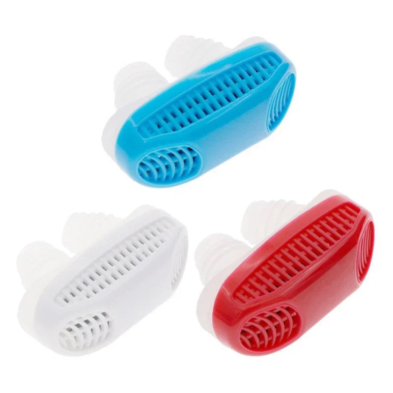 2 In 1 Anti Snoring Amp Air Purifier Relieve Nasal Congestion Snoring Device Ventilation Anti-snoring Anti Snore Sleep Nose Clip