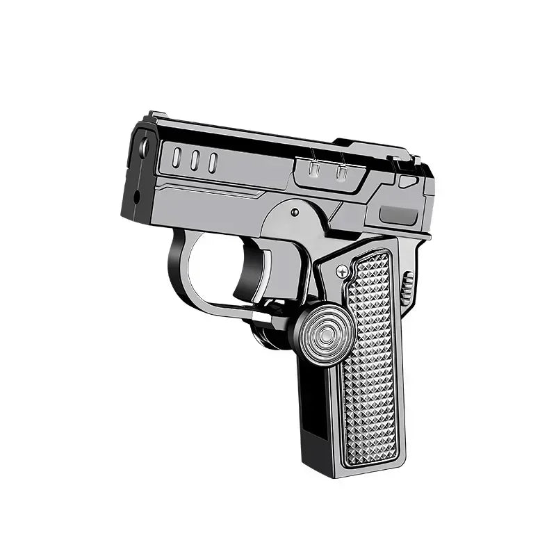 Multi Functional Folding Dual Form Decompression Gyro Gun Shaped Lighter with Creative Deformation and Windproof Red Flame  Smok