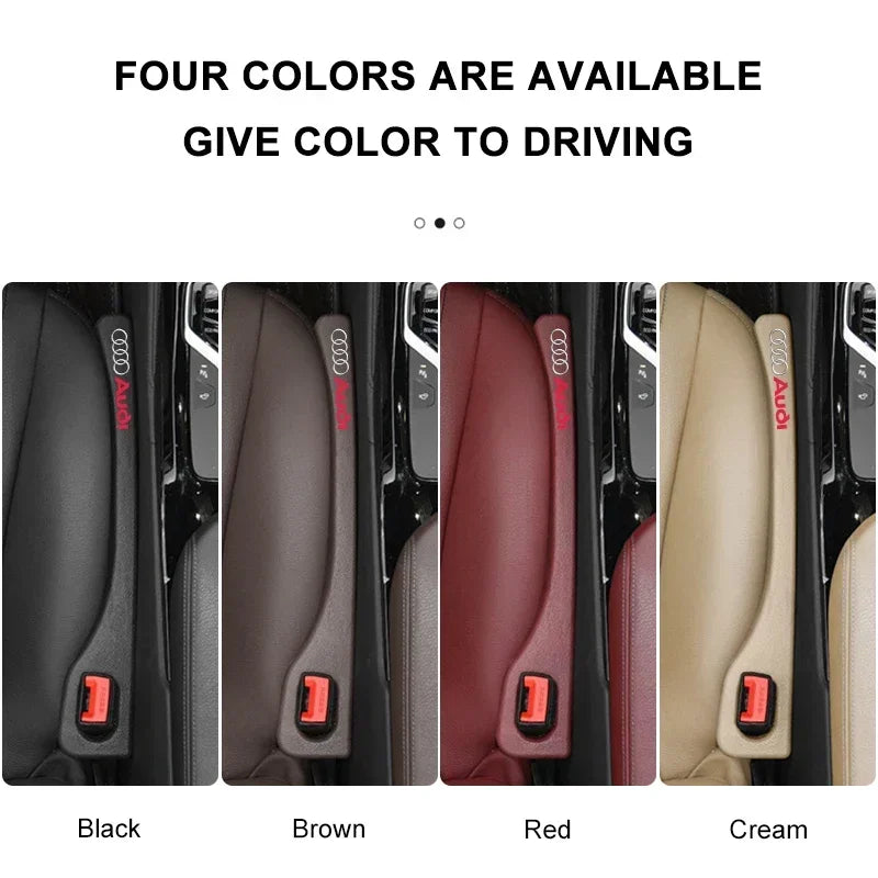 2pc Car Seat Gap Filler Waterproof Car Seat Gap Plug Strip For Audi A5 A3 A4 A6 A7 A8 Q2 Q7 Q3 Q5 Q8 B5 B6 B7 B8 B9 Q7 8P 8V 8L